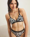 Brasier Diseño Camuflaje,BLANCO