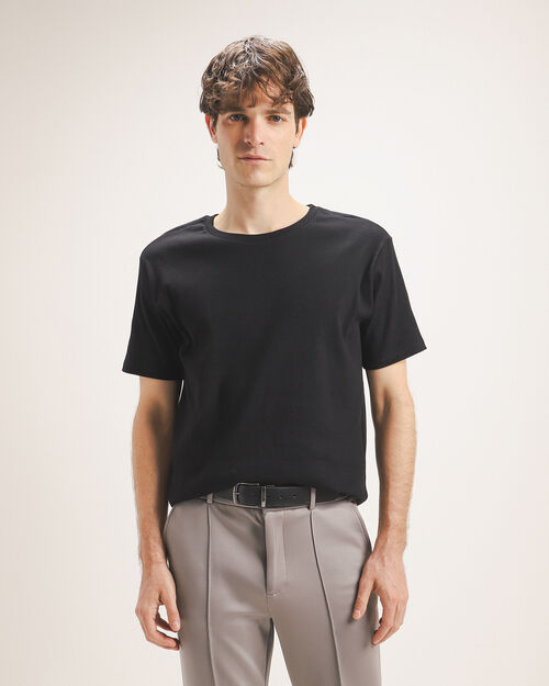 Playera Negra Manga Corta
