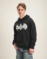 Sudadera Estampada Batman,NEGRO