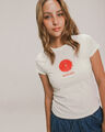 Playera Amarilla Estampada,CRUDO