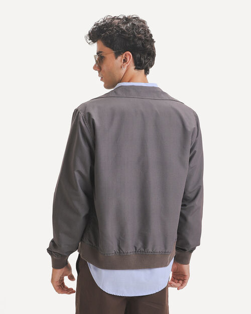 Chamarra Bomber Caf&eacute;