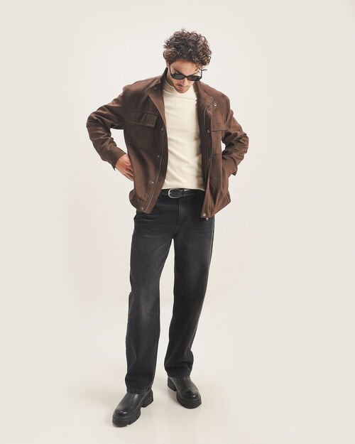 Chamarra Fit Regular Café