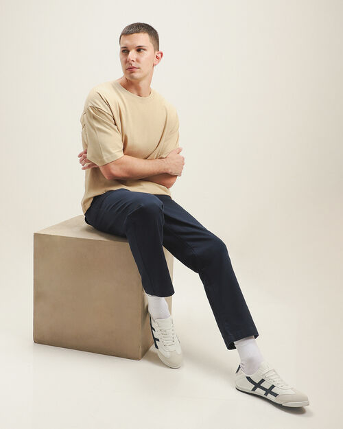 Playera B&aacute;sica Boxy Beige