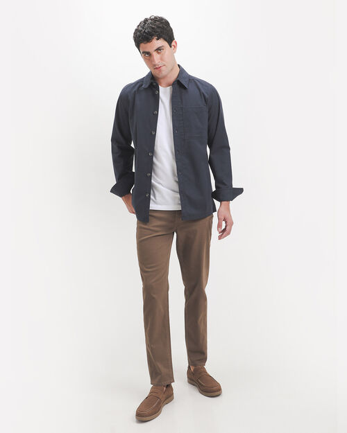 Camisa Azul Bolsillo