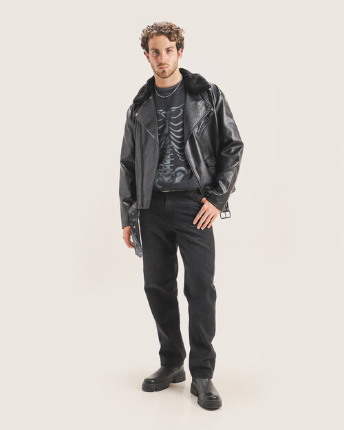Jeans Negro Fit Straight