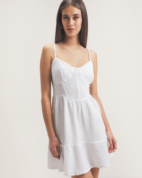 Vestido Blanco Tirantes