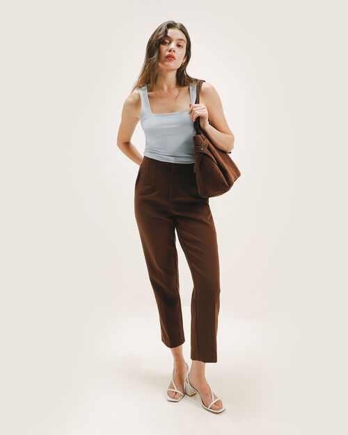 Pantal&oacute;n Caf&eacute; Straight