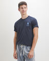 Playera Beige Dise&ntilde;o,AZUL MARINO