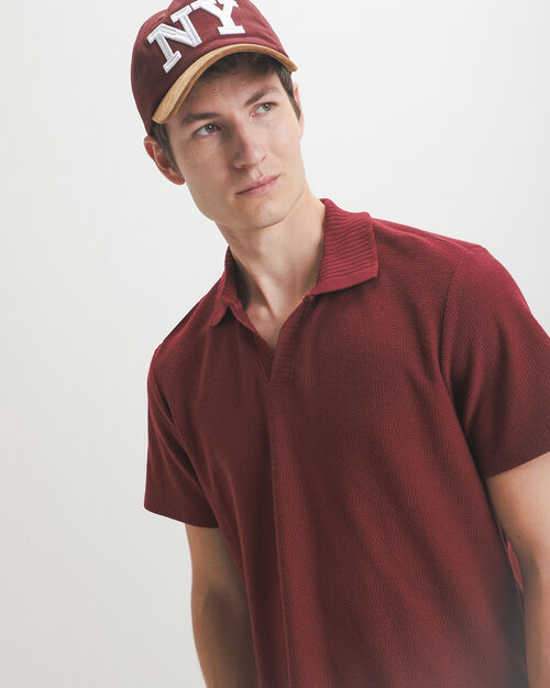 Polo Roja Tejida