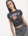Playera Negra Estampada,GRIS OBSCURO
