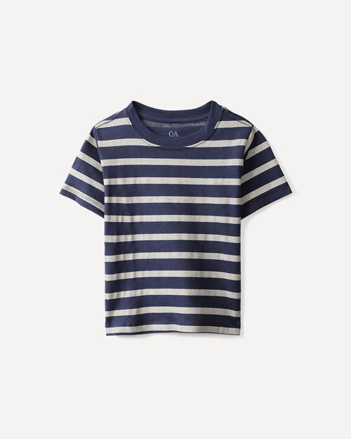 Playera Azul Rayas