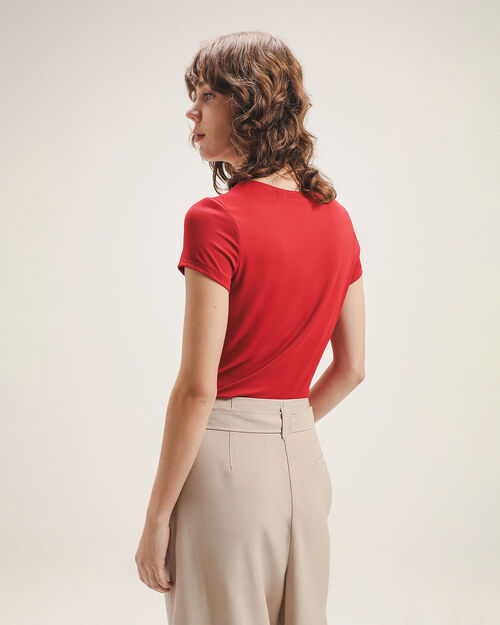 Crop Top Rojo