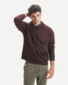 Sudadera Blanca Cerrada,CAFE OBSCURO