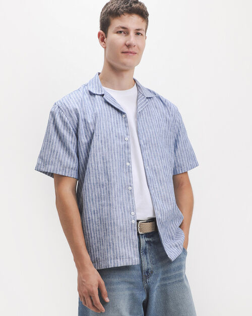 Camisa Azul Relaxed