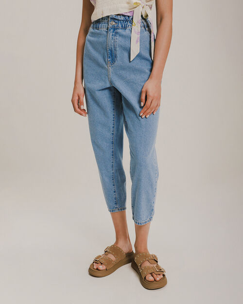Jeans Baggy Paper Bag Cropped
