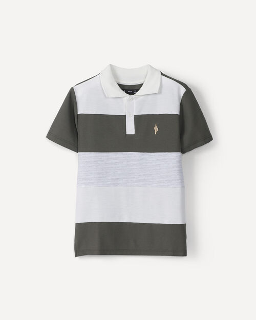 Polo Bloques Contraste