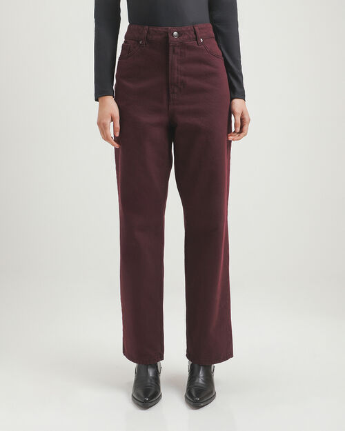 Jeans Rojo Fit Straight