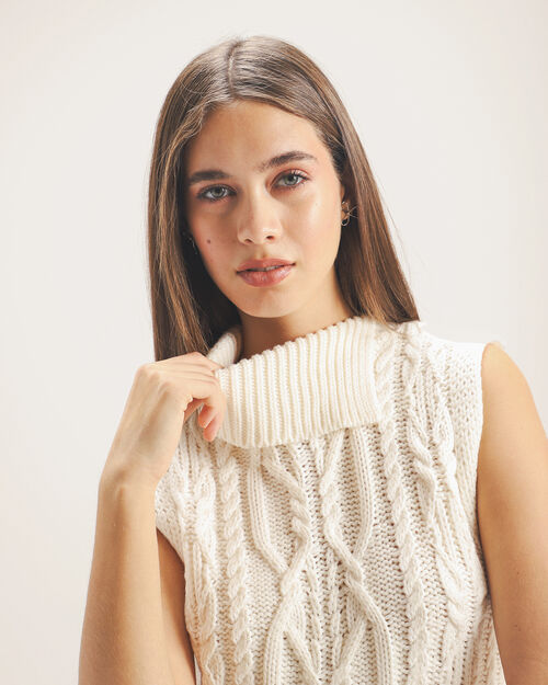 Top Tejido Cuello Alto