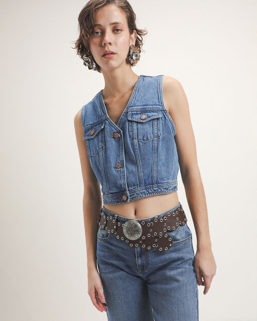 Chaleco Mezclilla Azul