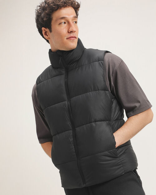 Chaleco Abullonado Negro