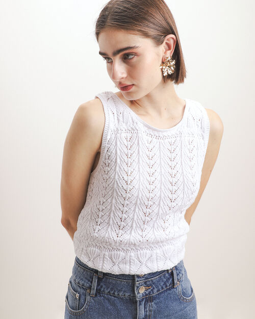 Top Tejido Blanco