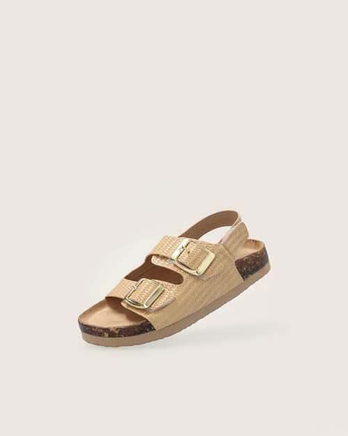 Sandalias C&aacute;fes Hebillas