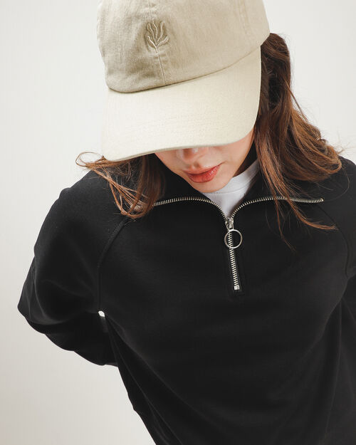 Sudadera Negra Cerrada