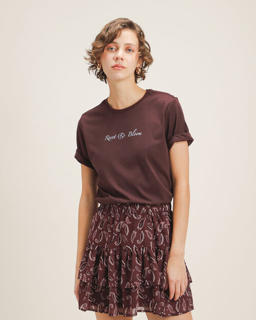 Playera Con Texto Gr&aacute;fico