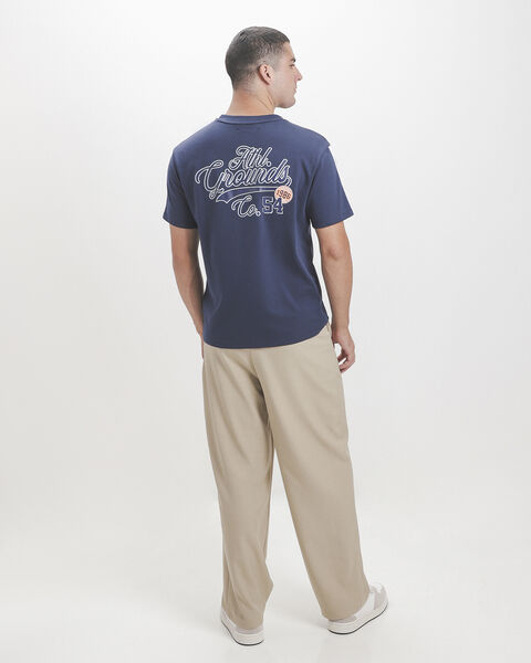 Playera Relaxed Azul