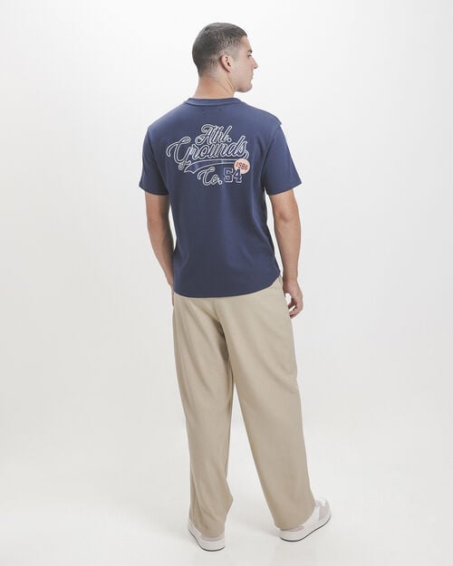 Playera Relaxed Azul