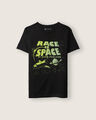 Playera Blanca Estampada,NEGRO