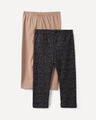 Set Leggins Flores,NEGRO