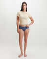 Panty Azul Encaje,AZUL ACERO