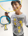 Playera Manga Larga Smiley World&reg;,BLANCO