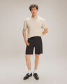 Short Gris Pinzas,NEGRO
