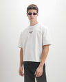 Playera Boxy Estampada,BLANCO