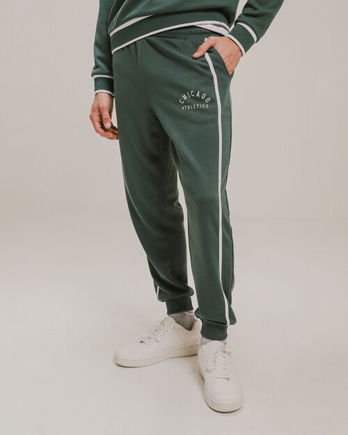 Jogger Verde Con Diseño