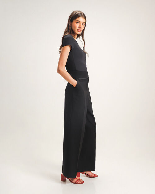 Pantal&oacute;n Wide Leg Satinado