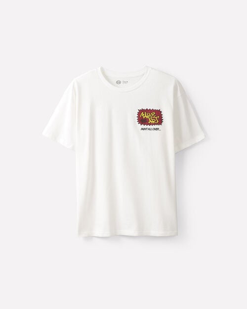 Playera Blanca Con Dise&ntilde;o