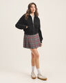 Chamarra Bomber Negra,NEGRO