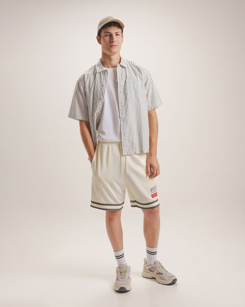 Short Blanco Jaretas