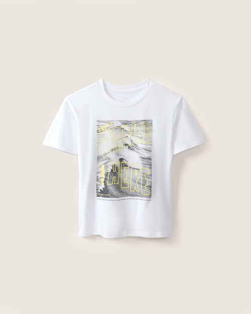 Playera Blanca Estampada