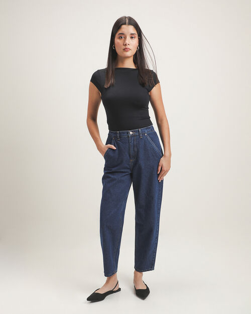 Jeans Fit Baggy Azul