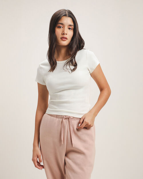 Playera Blanca Manga Corta