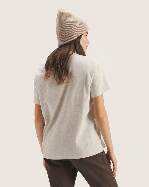 Playera Café Estampada