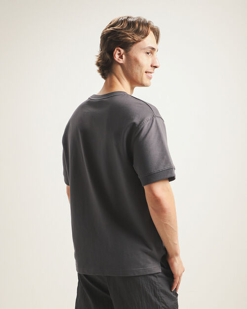 Playera Gris Manga Corta