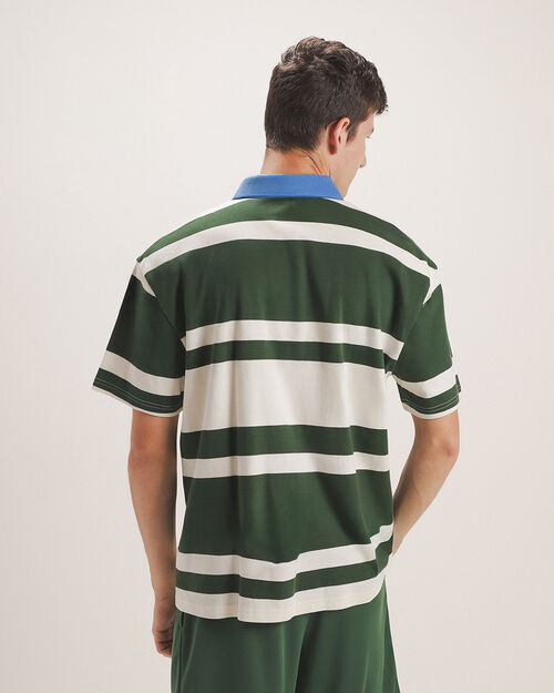 Polo Manga Corta Rayas