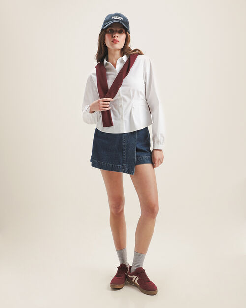 Camisa Blanca Pinzas