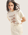 Playera Beige Manga Corta,KAKHI