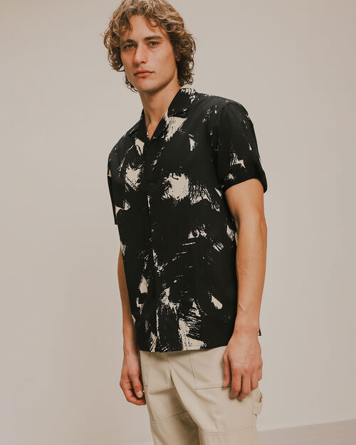 Camisa Fit Regular Estampada